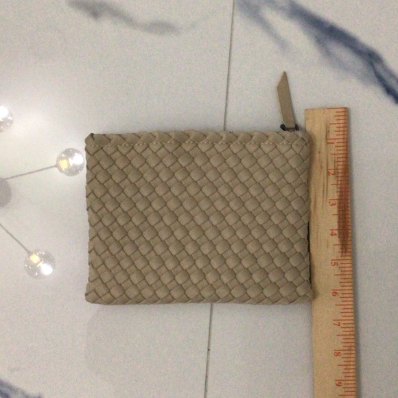 Naghedi Taupe Woven Clutch - Picture 4 of 9